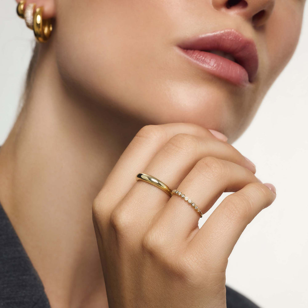 Gold Bubble Ring