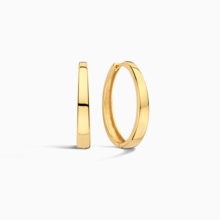 Gold Statement Gia Hoops