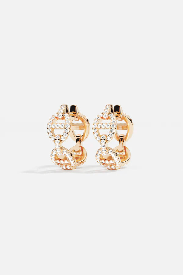 Isla Marina Gold Hoop Earrings